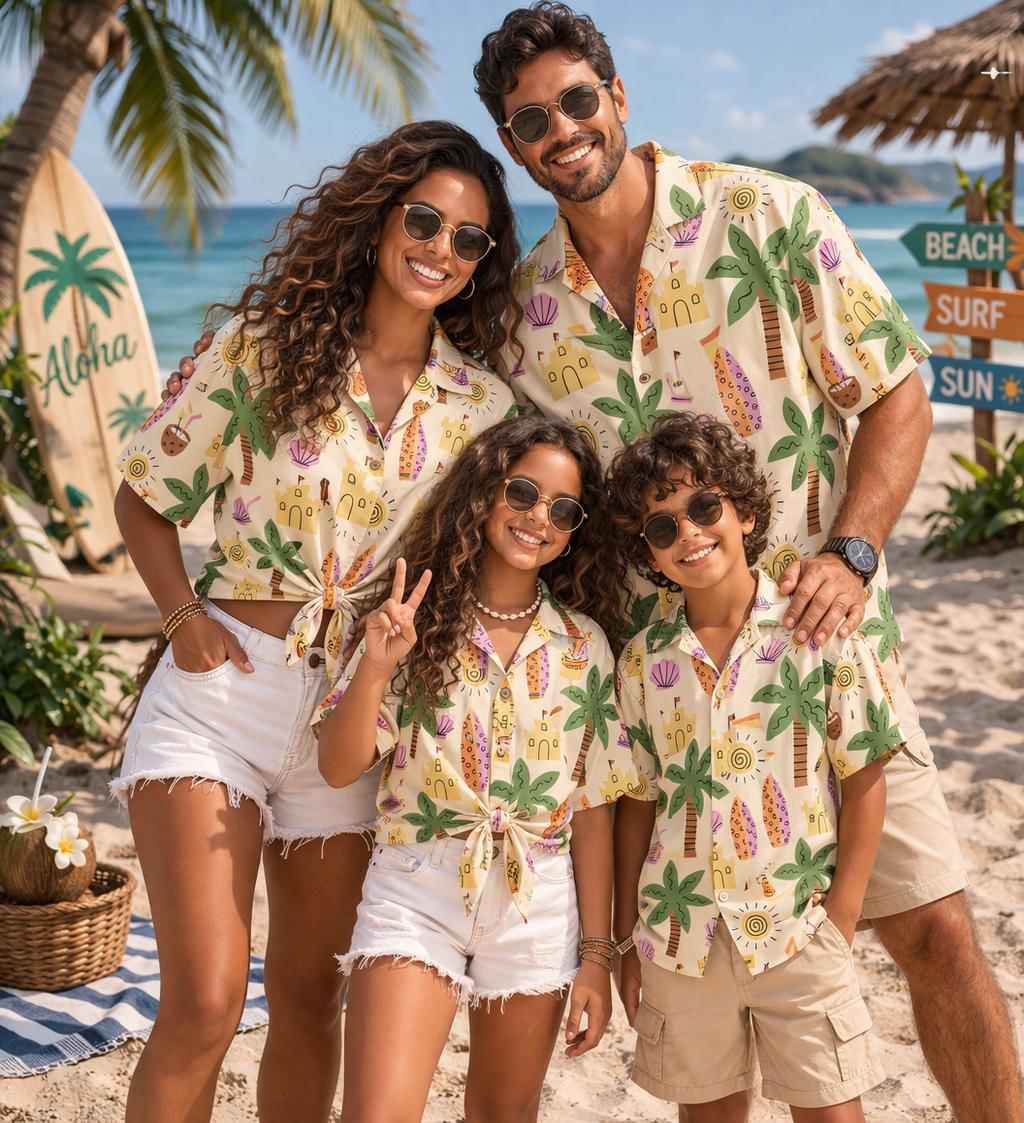 Plant Parental - Camisa Hawaiana para Niños con Estampado