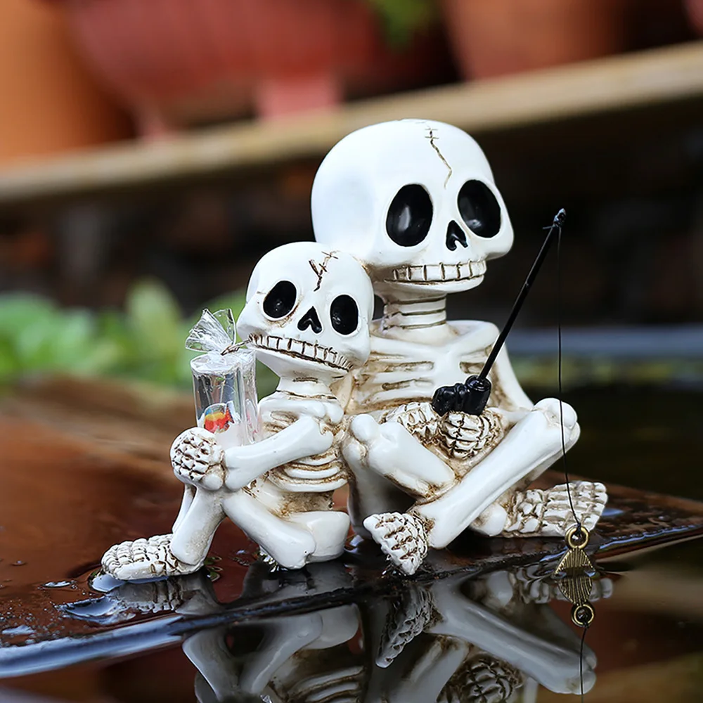 Estatua de calavera para padre - Plant Parental reseña y precio