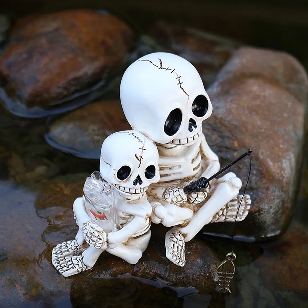 Estatua de calavera para padre - Plant Parental reseña y precio